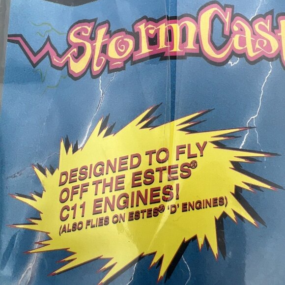Estes Stormcaster Flying Model Rocket Builders Kit EST 1301 NEW SEALED GR53 - Picture 3 of 6